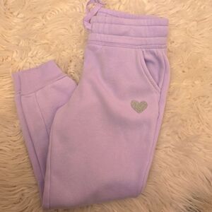 Lavender Fleece Sweats